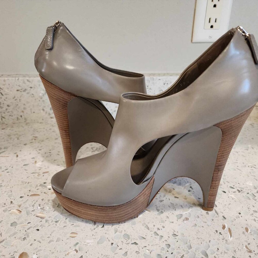 Gucci Escarpins Wedge High Heels 39.5 - Picture 2 of 12